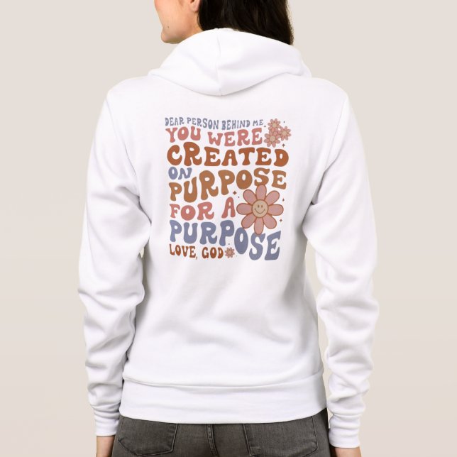 Veste À Capuche Chère personne derrière moi (Dos)