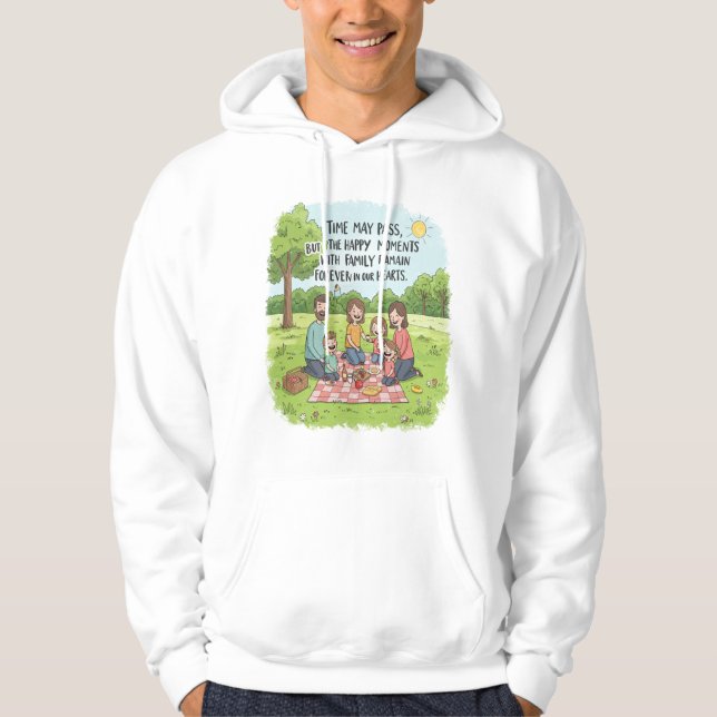 Veste À Capuche Chéri obligations familiales Doodle Tee (Devant)