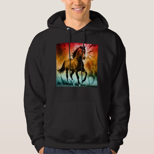 Veste À Capuche Cheval courant  (Devant)