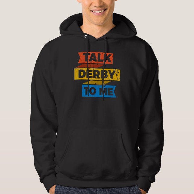 Veste À Capuche Cheval Racing Dit Pour Un De Horse Derby 2 (Devant)