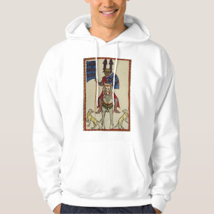 Veste À Capuche Chevalier médiéval faisant face en avant