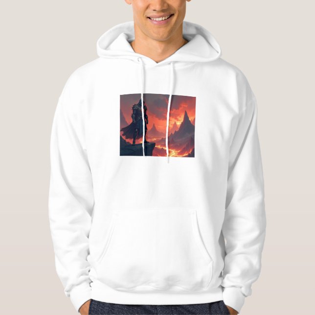 Veste À Capuche Chevalier sombre de la flamme (Devant)