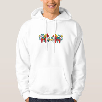 Veste À Capuche Chevaux gais de Dala de Suédois scandinaves