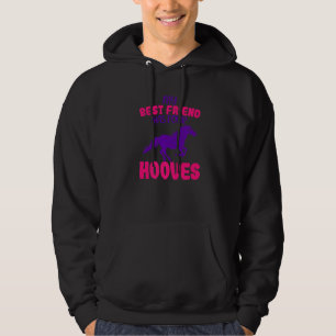Veste À Capuche Chevaux Mon Meilleur Ami A Des Hoves Chevaux Rider