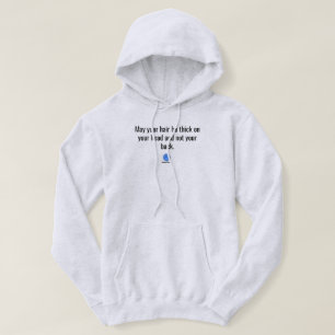 Veste À Capuche Cheveux dans le dos de vieux grincheux