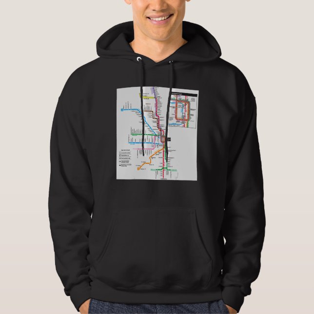 Veste À Capuche Chicago Est Merveilleux (Devant)