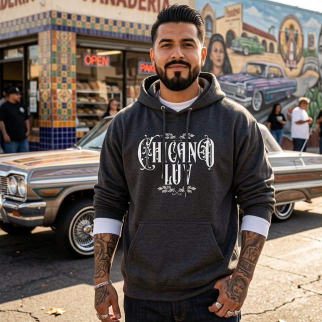 Veste À Capuche Chicano love sweatshirt à capuche  (Chicano love hoodie)