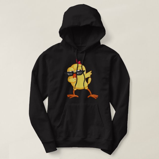Veste À Capuche Chicken Daddy Farmer Chicken Lover (Design devant)