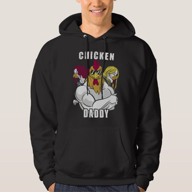 Veste À Capuche Chicken Daddy Hühner Vater Landwirt Geflügelzüchte (Devant)
