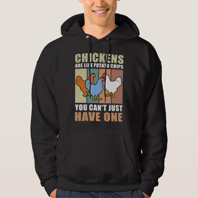 Veste À Capuche Chickens Are Lik (Devant)