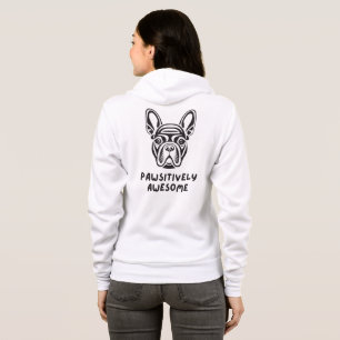 Veste À Capuche Chien à tête blanche