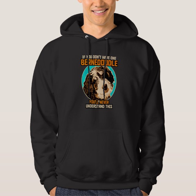 Veste À Capuche Chien Bernedoodle  Bernedoodle (Devant)
