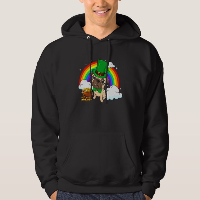 Veste À Capuche Chien carlin 1 (Devant)