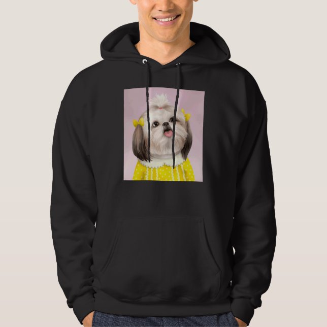Veste À Capuche Chien Chih Tzu Digital D9 (Devant)