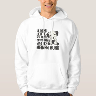 Veste À Capuche Chien Dalmatien n'aime pas les mignons chiens