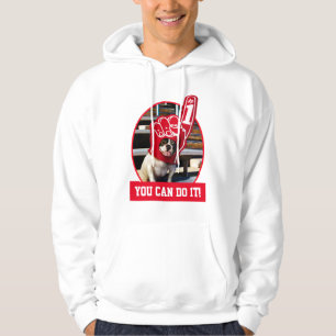 Veste À Capuche Chien dans la main de mousse