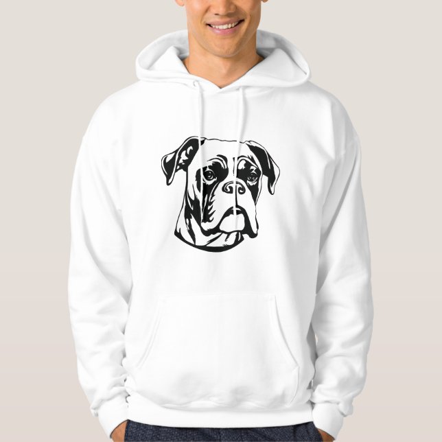 Veste À Capuche Chien de boîte (Devant)