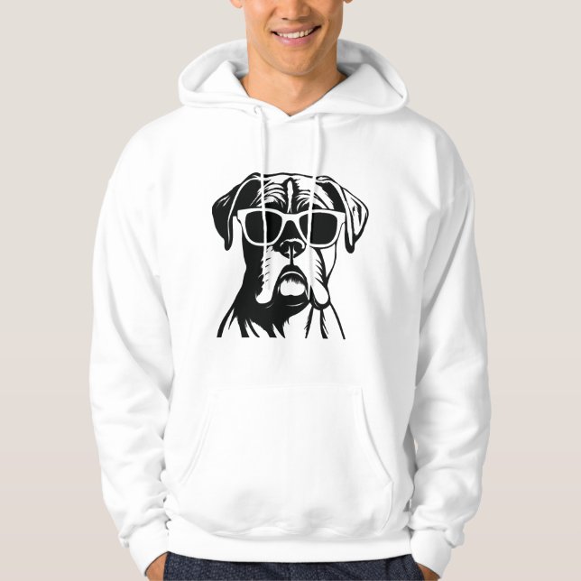 Veste À Capuche Chien de boîte (Devant)