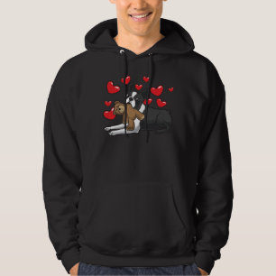 Veste À Capuche Chien de Boston Terrier avec animal empaillé et c