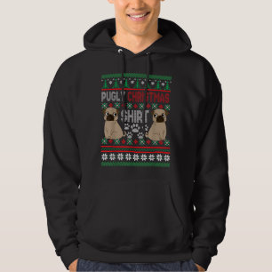 Veste À Capuche Chien de Carlin moche Vilain Noël Noël Noël Carlin
