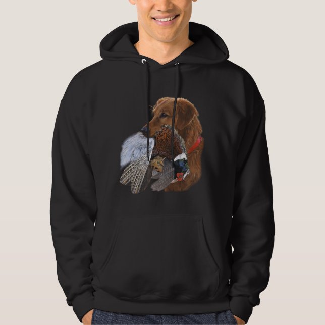 Veste À Capuche Chien de chasse final de labrador retriever (Devant)