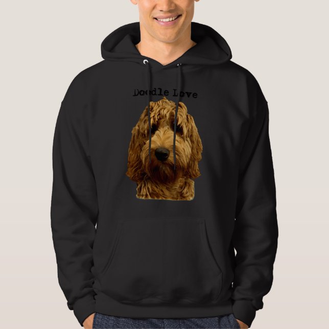 Veste À Capuche Chien de chien rouge (Devant)