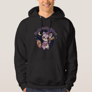 Veste À Capuche Chien de nuit de nature - Raton laveur mignon et s