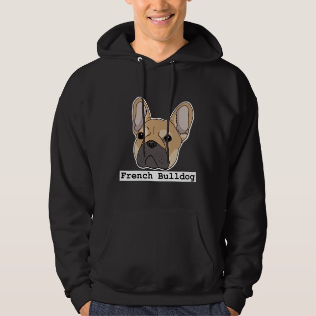 Veste À Capuche Chien de taureau français (Devant)