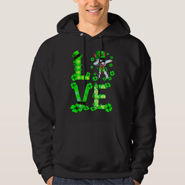 Veste À Capuche Chien de taureau français (Devant)