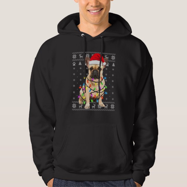Veste À Capuche Chien de taureau français 1 (Devant)