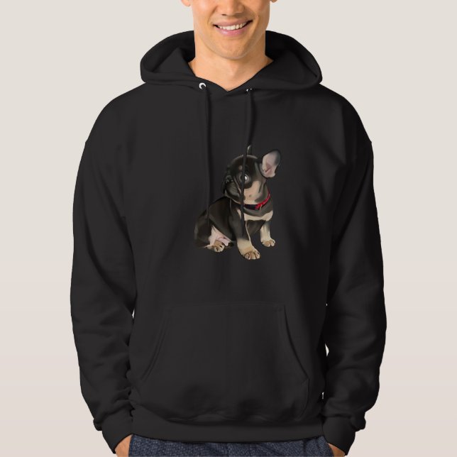 Veste À Capuche Chien de taureau français 1 (Devant)