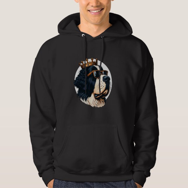 Veste À Capuche Chien de Terre-Neuve Landseer (Devant)