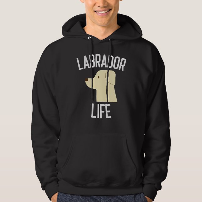 Veste À Capuche Chien de vie Labrador (Devant)