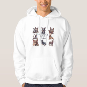 Veste À Capuche Chien Kelpie Australien "La vie est meilleure avec