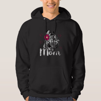 Veste À Capuche Chien Maman Manche Courte Pour La Fête Des Mères