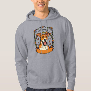 Veste À Capuche chien mignon et heureux d'Halloween
