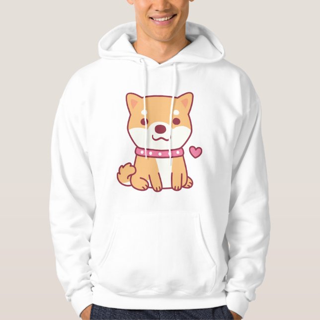Veste À Capuche Chien mignon Shiba Inu (Devant)