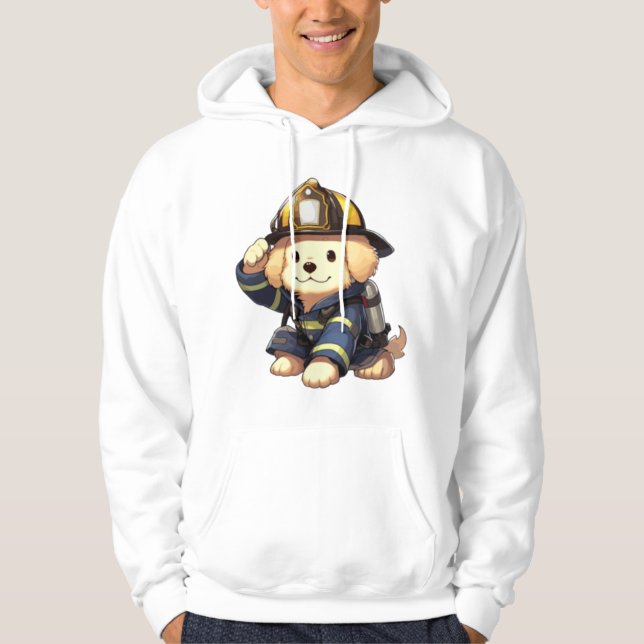 Veste À Capuche Chien Pompier classique T-shirt (Devant)