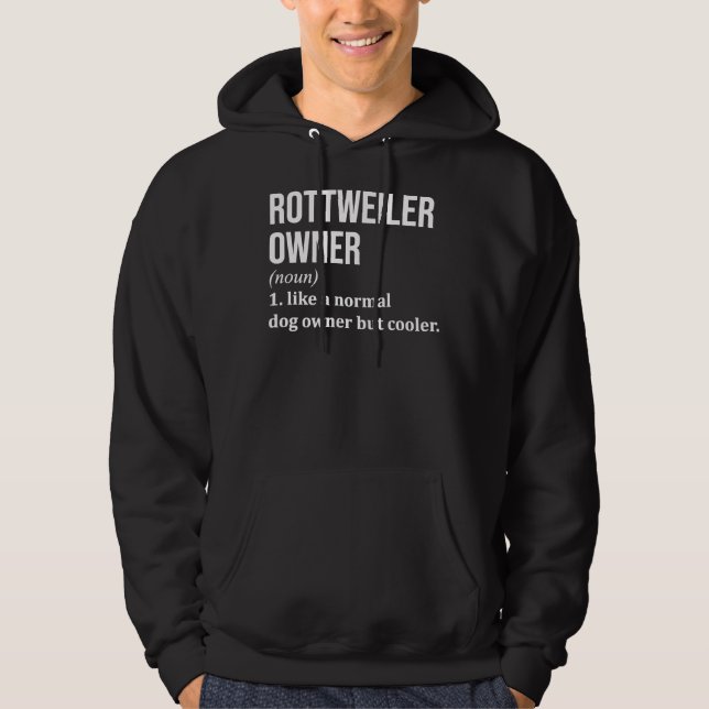 Veste À Capuche Chien Rottweiler pour femmes (Devant)