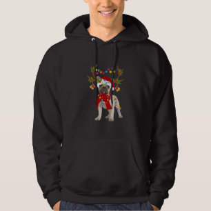 Veste À Capuche Chien-taureau français Magnifique renne Arbre de 
