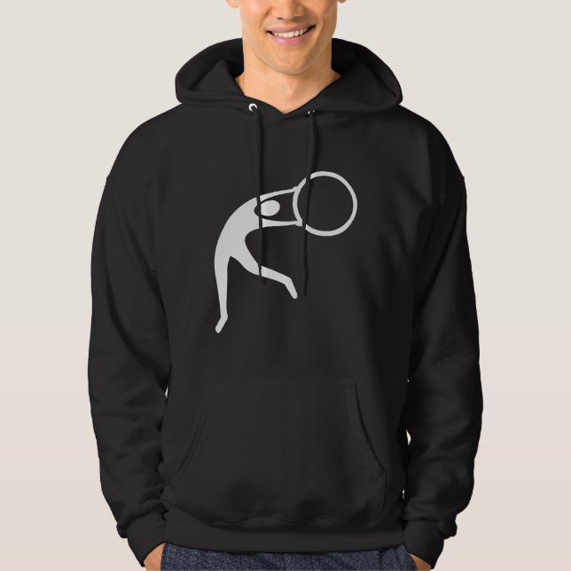 Veste À Capuche Chiffre de gymnastique rythmique - blanc (Devant)