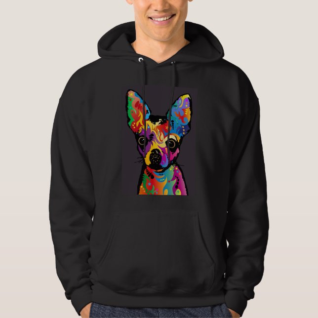 Veste À Capuche Chihuahua Chien Classique (Devant)
