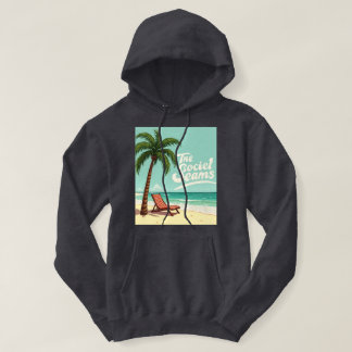 Veste À Capuche Chill tropical - Palm Tree & Beach Chair T-Shirt
