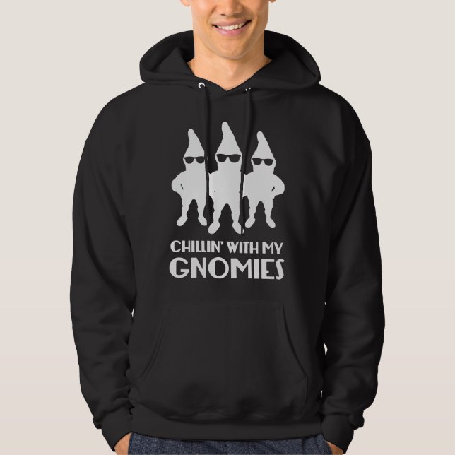 Veste À Capuche Chillin avec mes nanas (Devant)