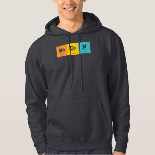 Veste À Capuche Chimie amusante Table périodique Bacon Pun