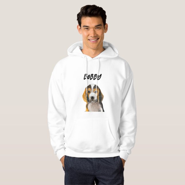 Veste À Capuche chiot Beagle  (Devant entier)