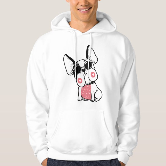 Veste À Capuche chiot mignon (Devant)