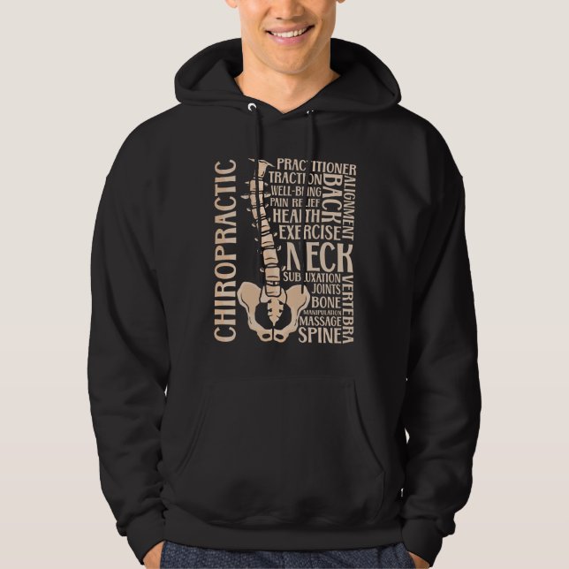 Veste À Capuche Chiropractic Spine Therapist Chiropractor Chiro (Devant)