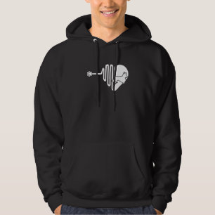 Veste À Capuche Chiweenie Patte de chien Battement de coeur Propri