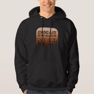 Veste À Capuche Choc lit chocolat 100 couleur de peau mélanine Afr